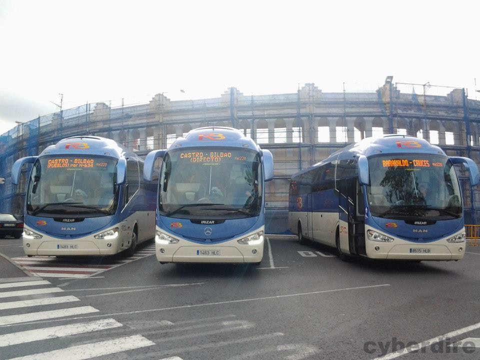 Autobuses entre Castro Urdiales y Bilbao